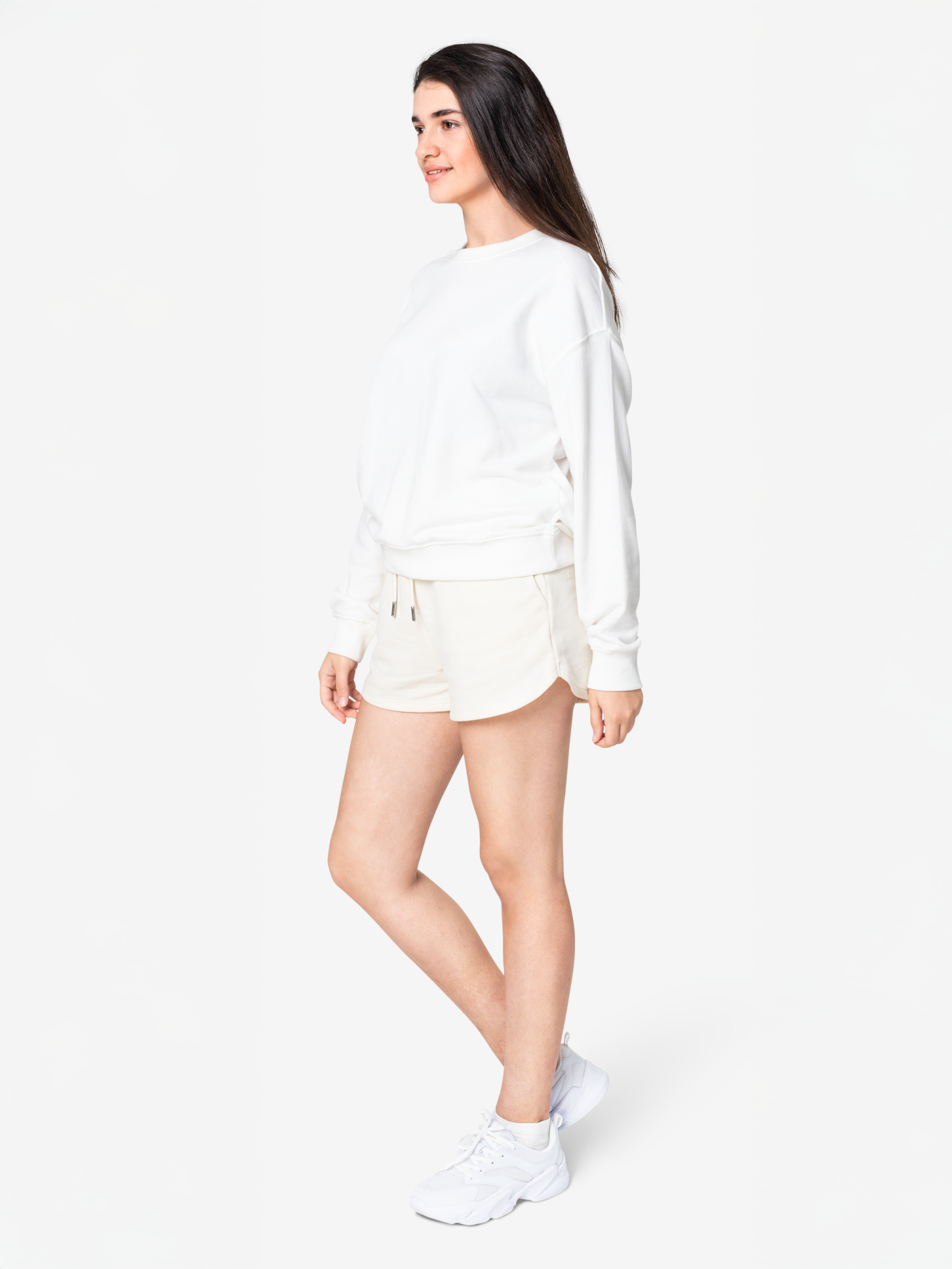 Relaxed Sweatshirt and Shorts Set