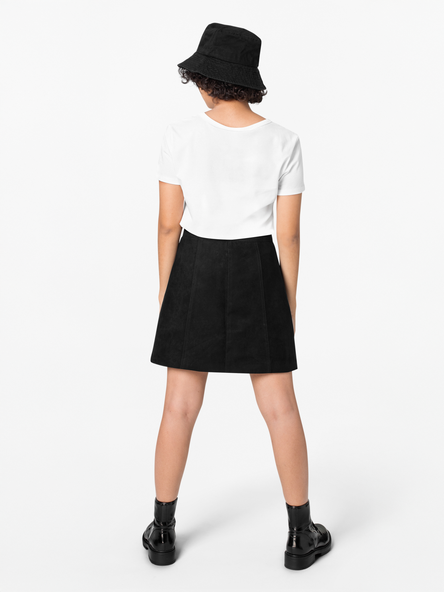 Button-Down A-Line Skirt