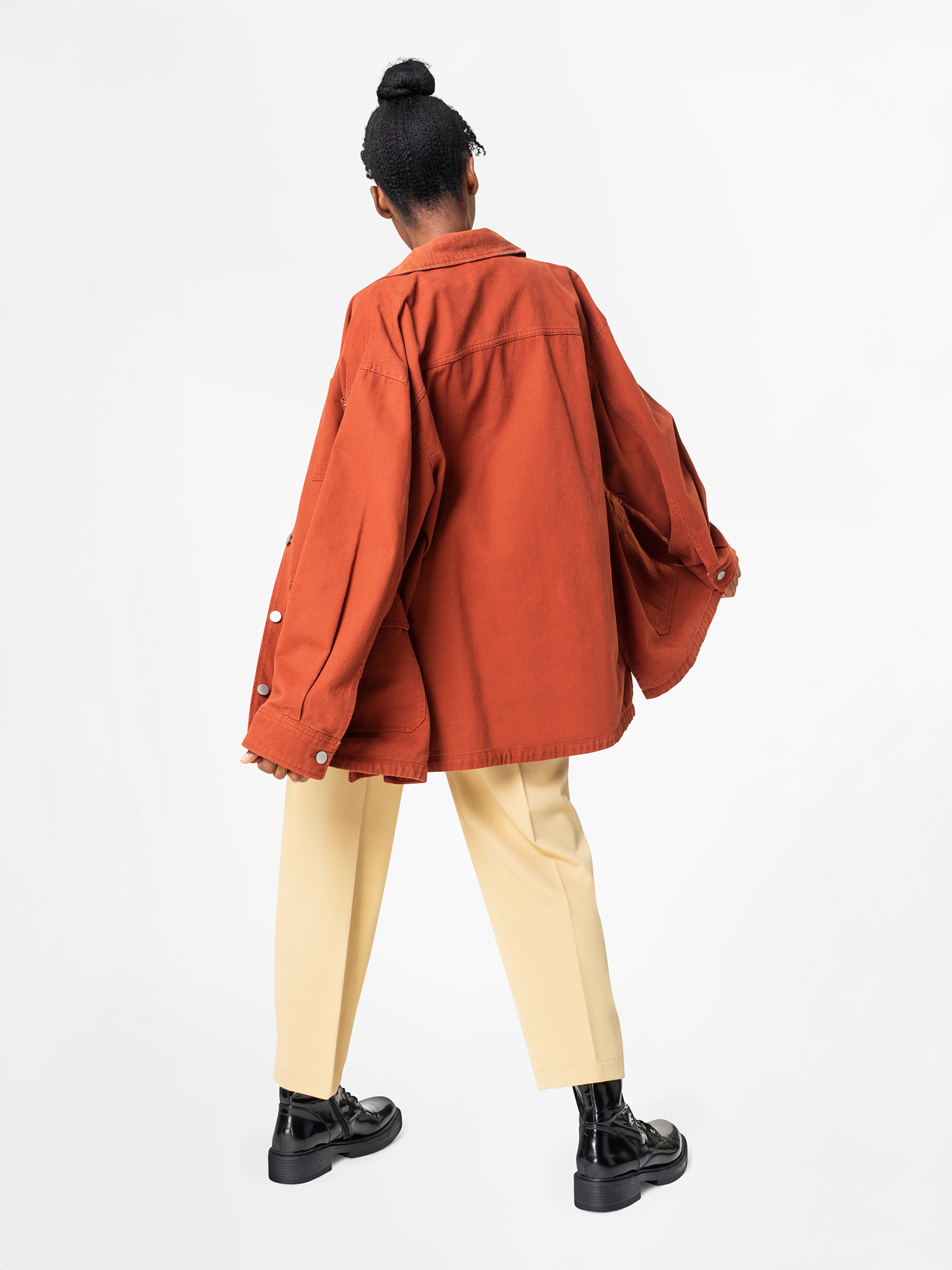Oversized Button-Down Jacket