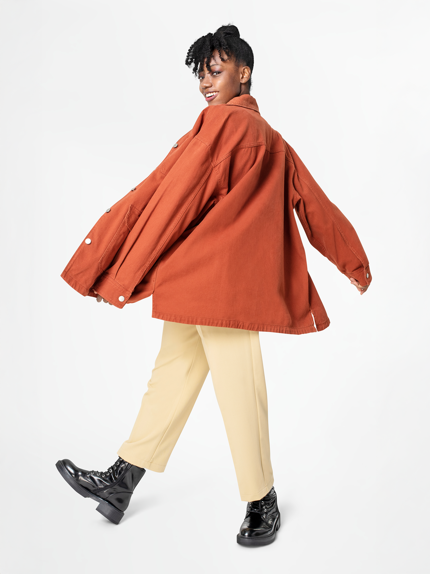 Oversized Button-Down Jacket