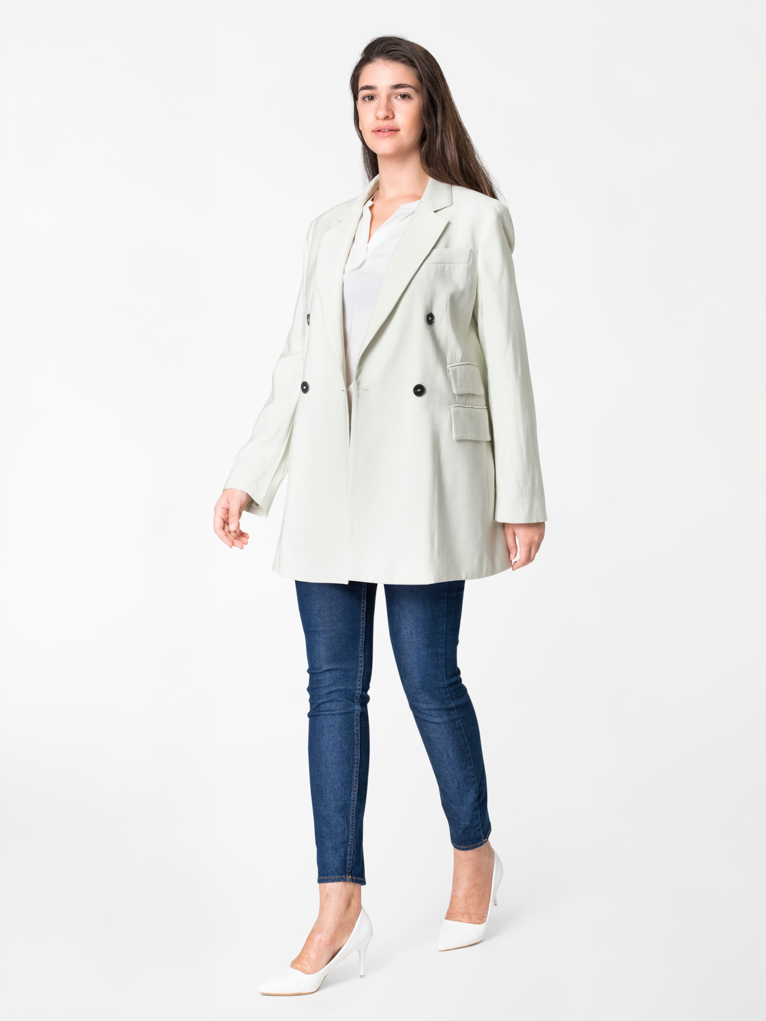 Double-Breasted Blazer