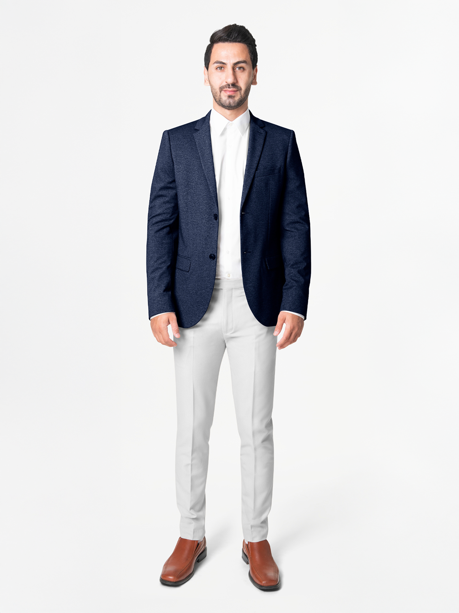 Slim-Fit Dress Trousers