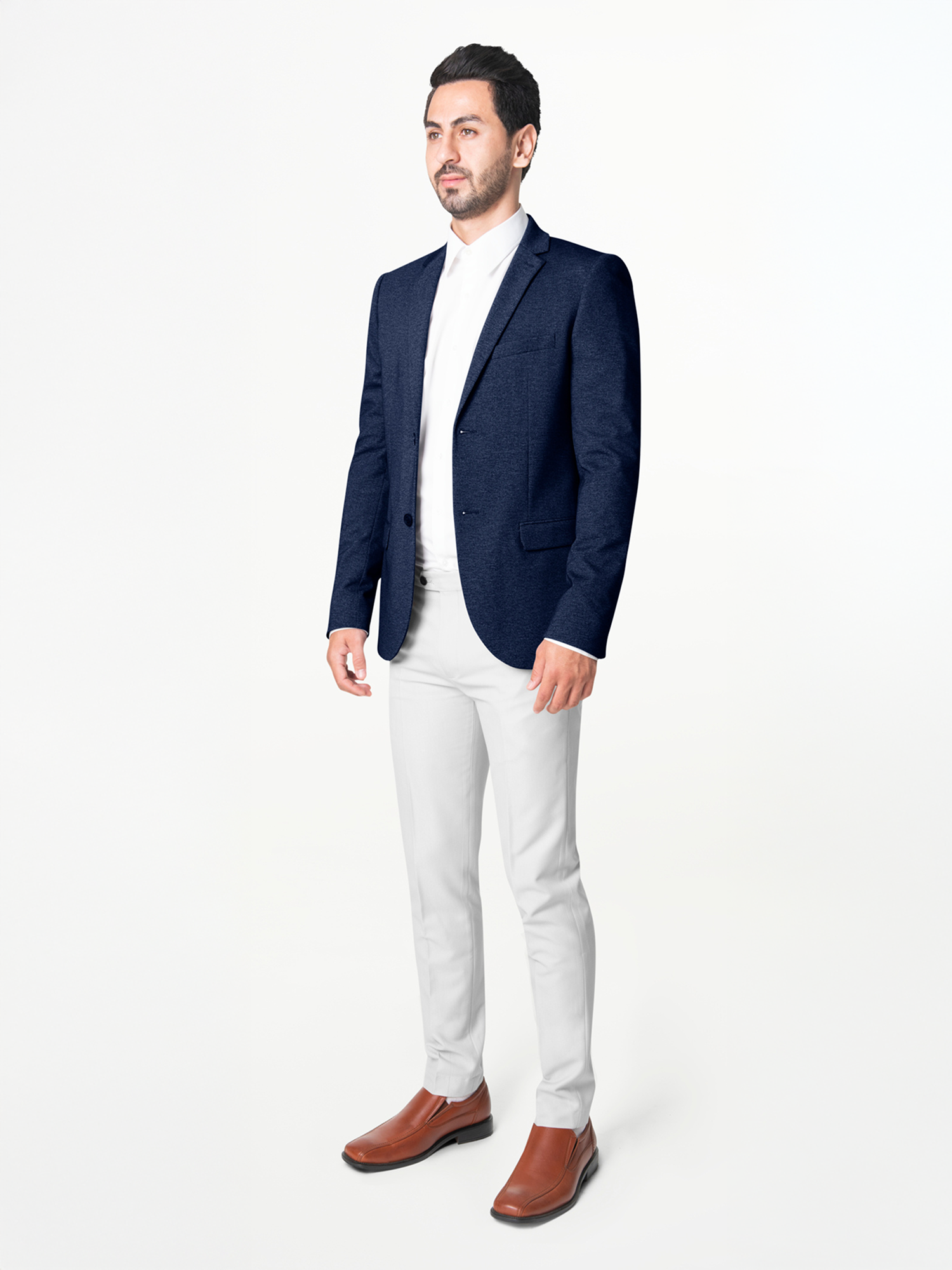 Slim-Fit Dress Trousers