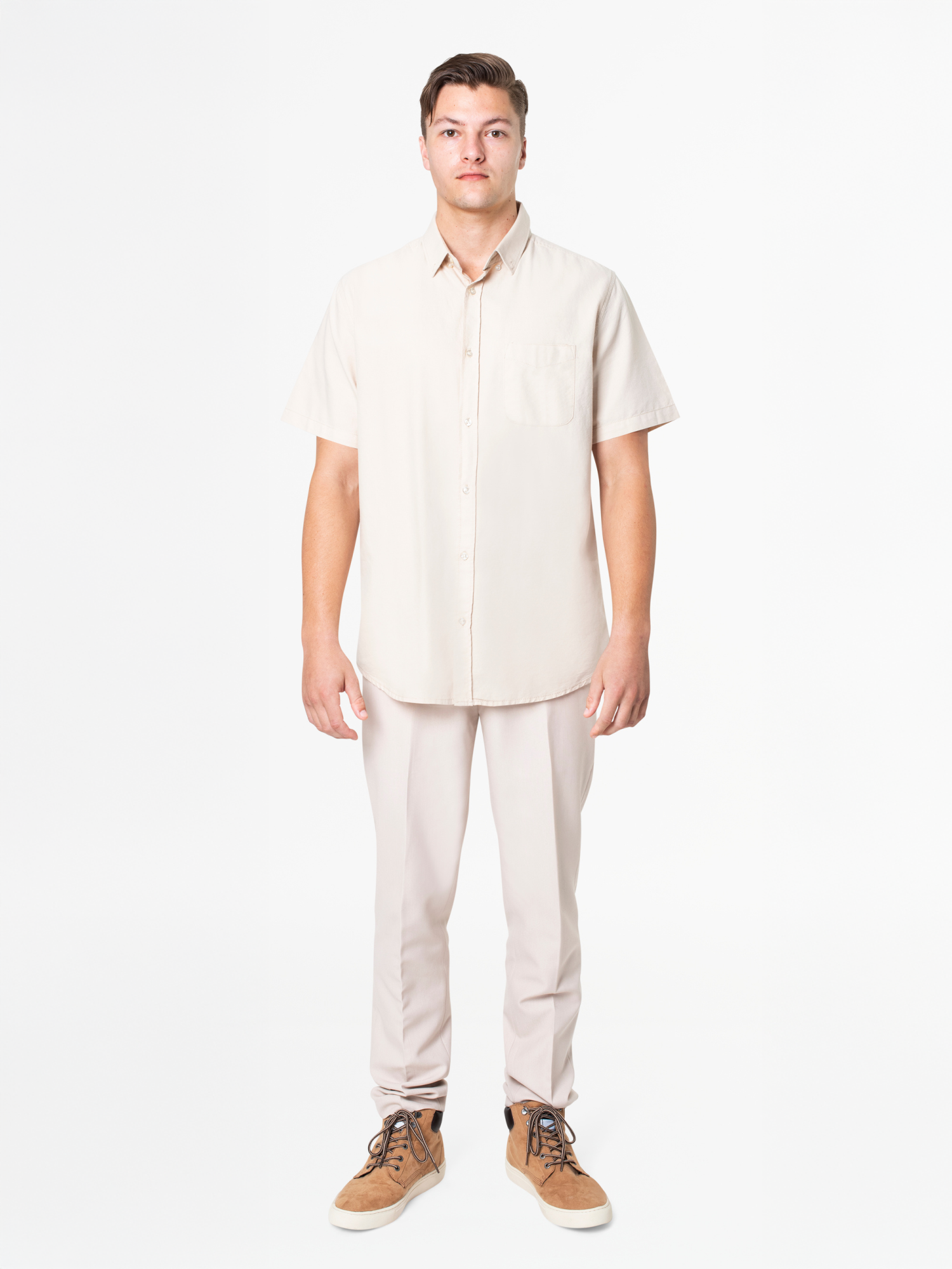Short-Sleeve Button-Down Shirt