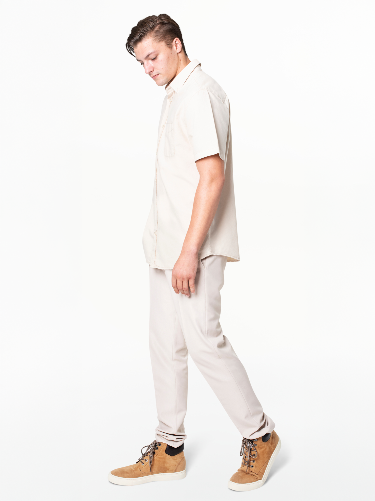 Short-Sleeve Button-Down Shirt