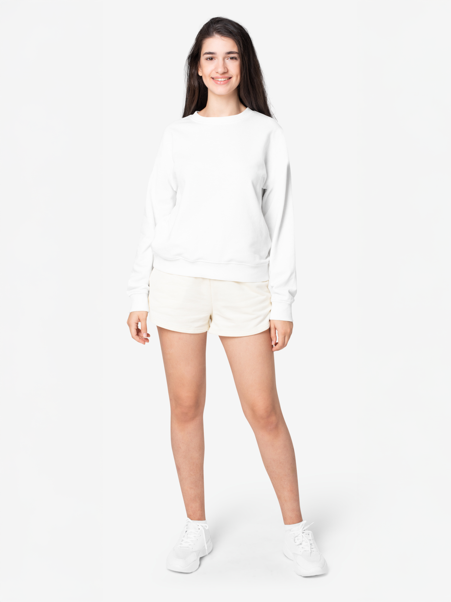 Relaxed Sweatshirt and Shorts Set