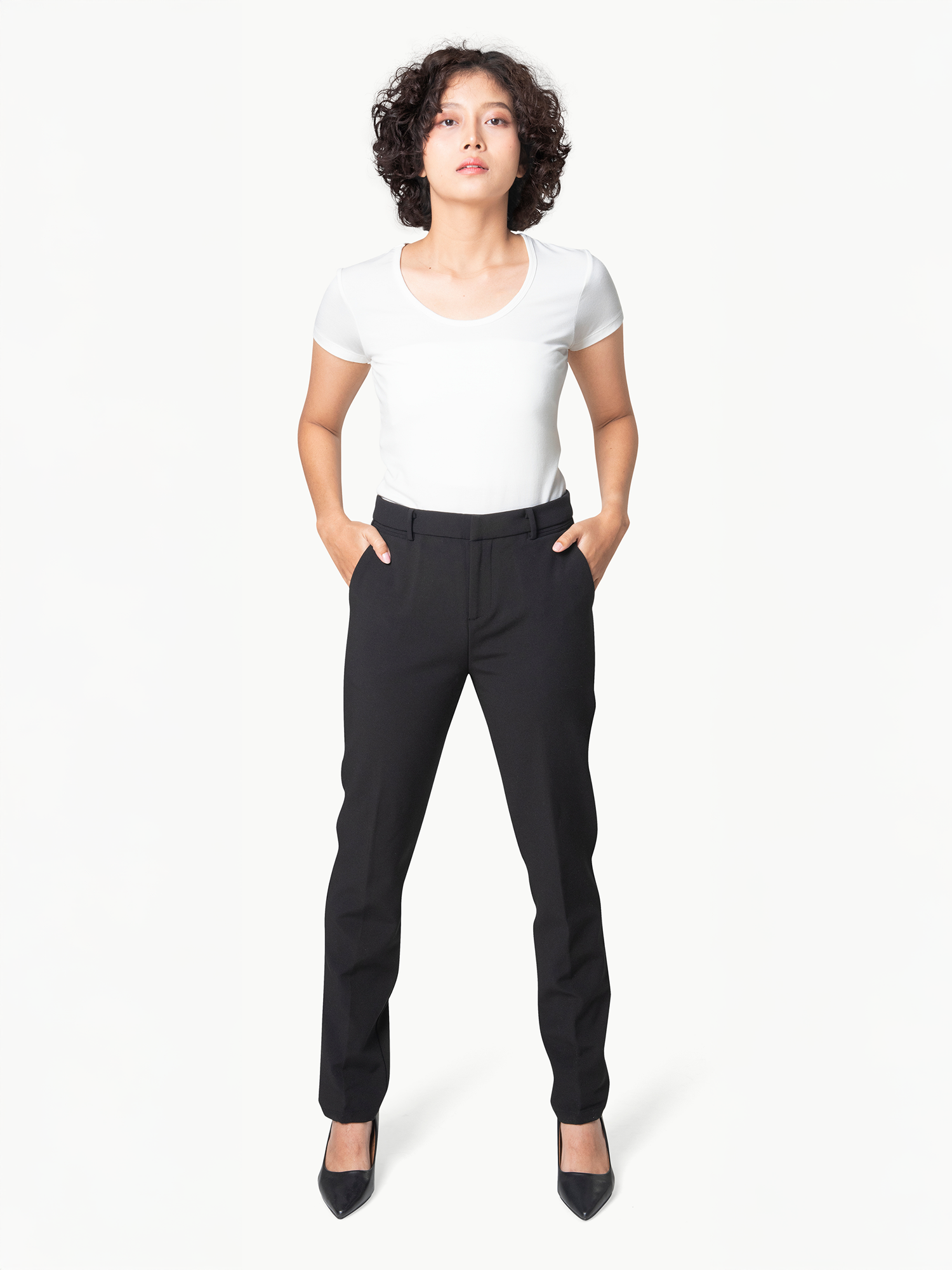 Slim-Fit Tailored Trousers