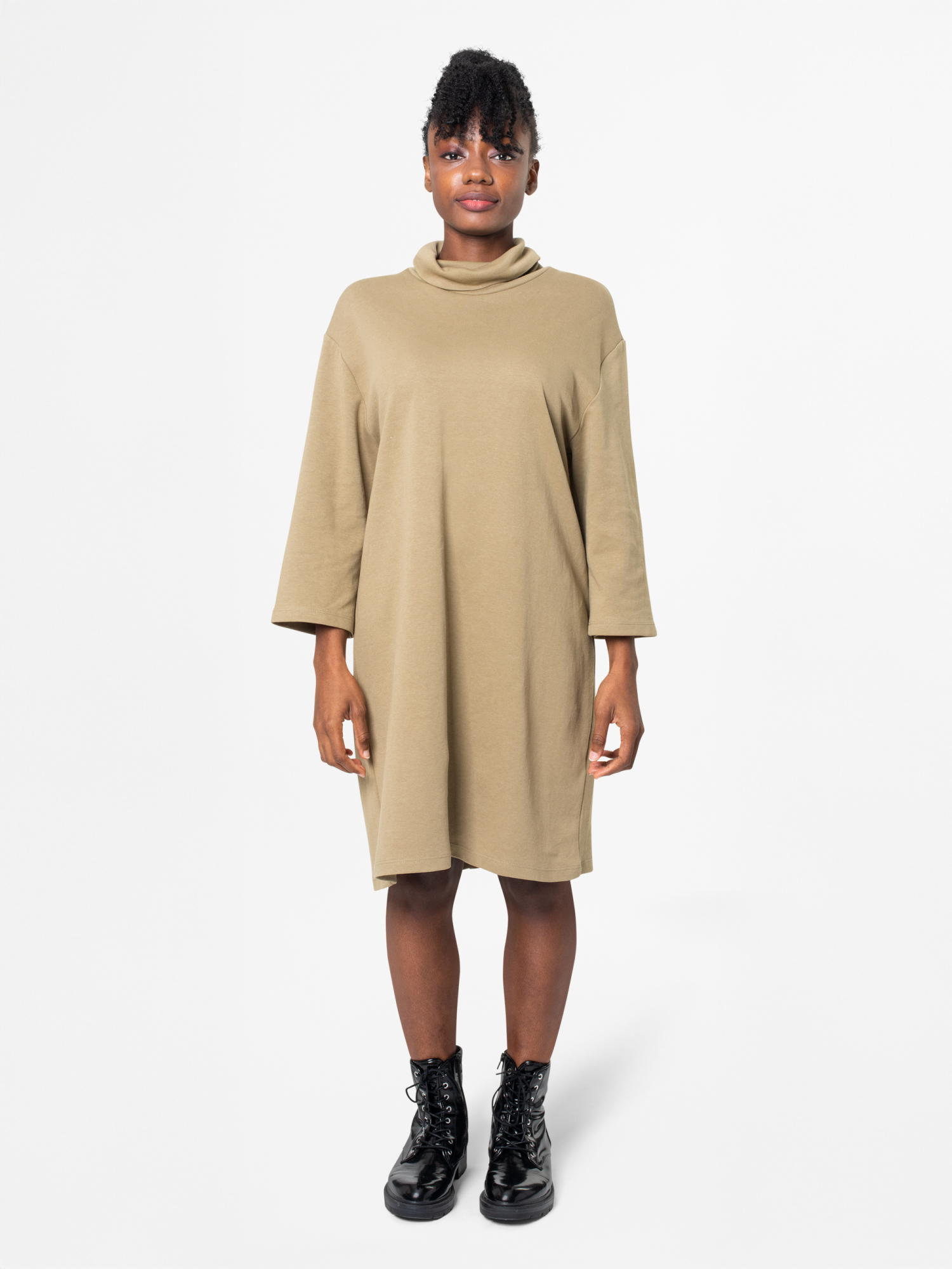 Cozy Turtleneck Dress