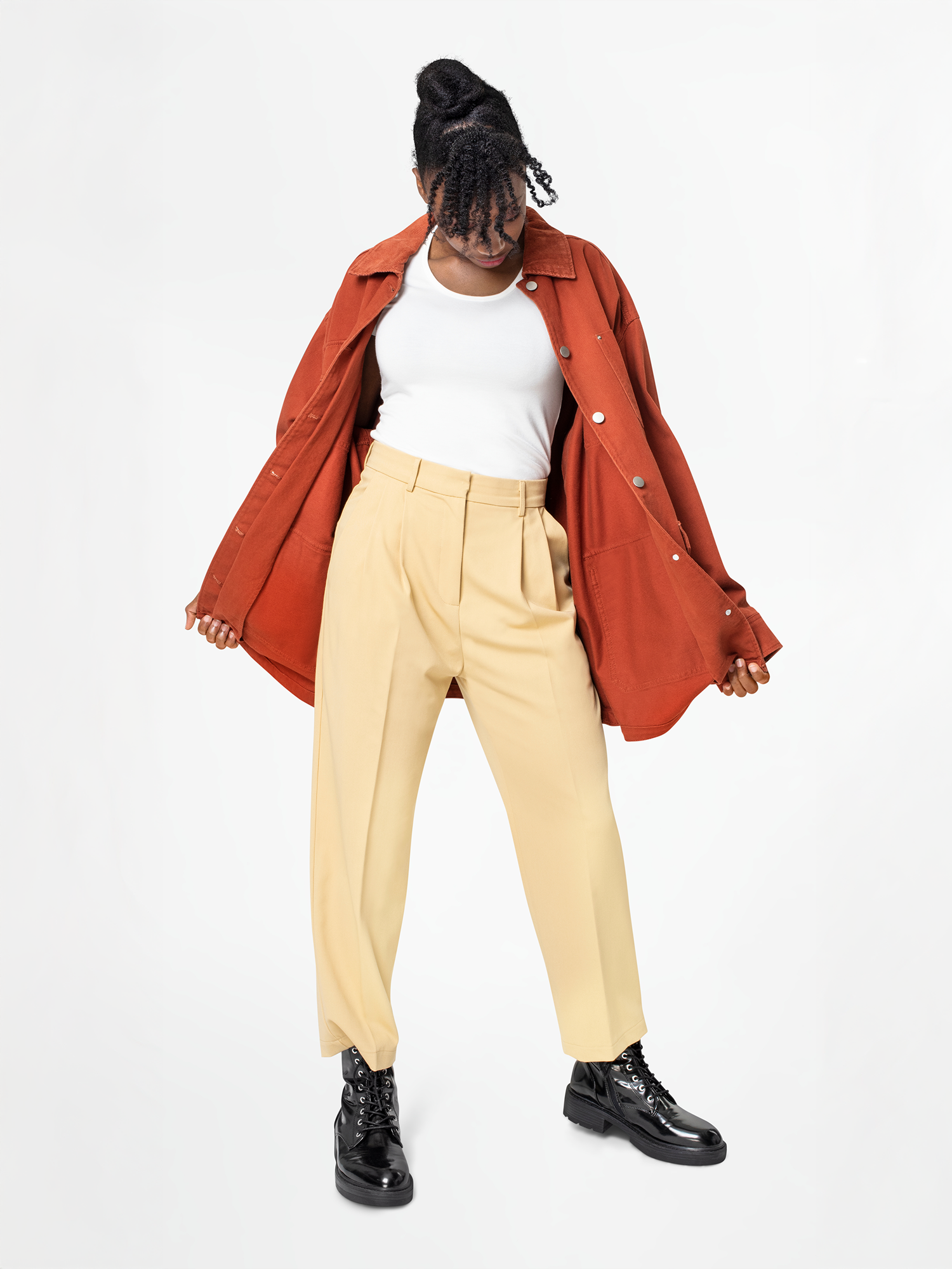 Oversized Button-Down Jacket
